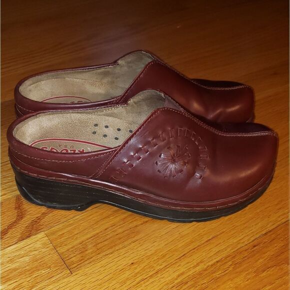 Klogs Brown Leather clogs - Picture 1 of 8